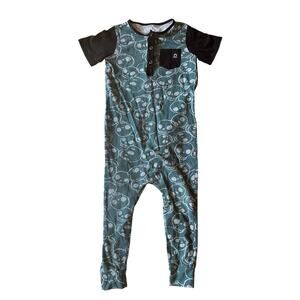 Rags to Riches Skull Romper Unisex Size 5/6